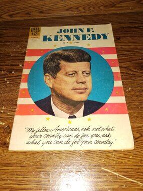 John F. Kennedy (Historical) (Dell Comics, 1964, Aug to Oct)